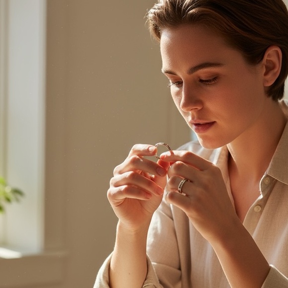*NWT* be the change inspirational pewter style ring - Picture 4 of 5